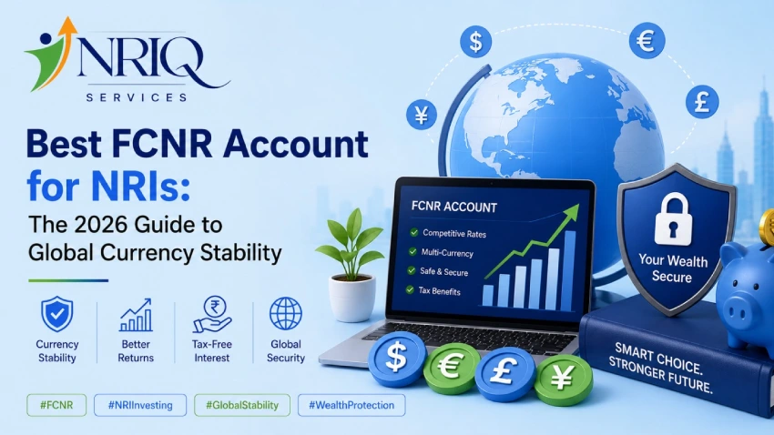 Best FCNR account for NRIs in 2026 with features, foreign currency deposits, and global currency stability benefits.