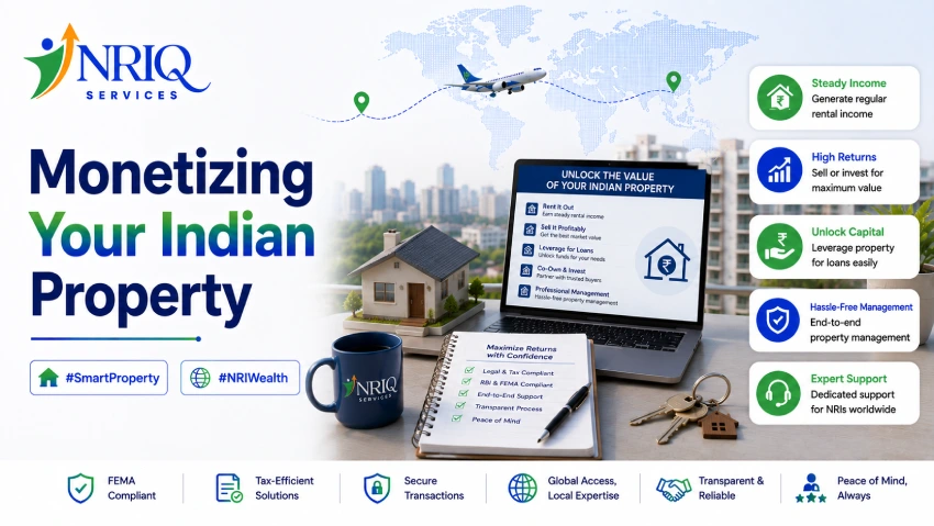 Monetizing Indian property for NRIs