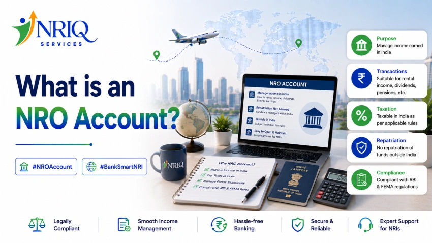NRO bank account explained for NRIs