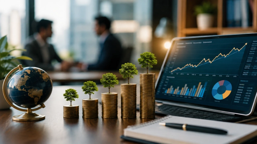Smart Portfolio Growth for Investors Visualizing portfolio growth through smart investments
